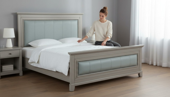 Bett Design Luxus Duebel Hotel Better Koppelen Schlof Zëmmer 180x200cm