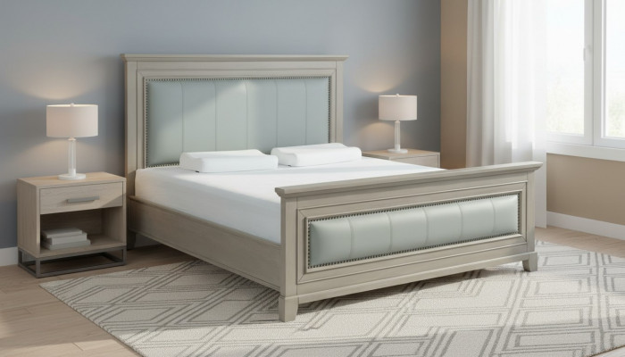 Bett Design Luxus Duebel Hotel Better Koppelen Schlof Zëmmer 180x200cm