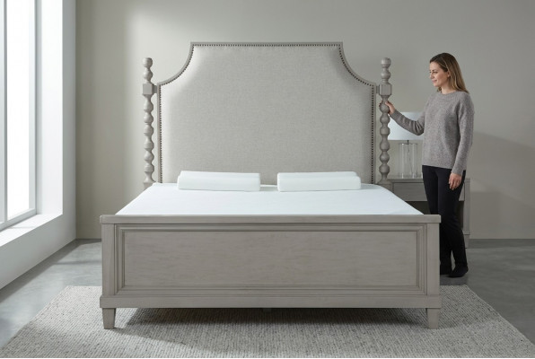 Duebeltbett 180x200cm Kinneksbett Schlofzëmmer Better Holz Luxus Miwwelen