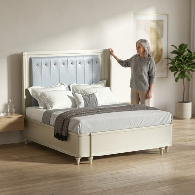 Polster Design Luxus Bett 180 x 200cm Stoff Better Lieder Modern Schlofzëmmer