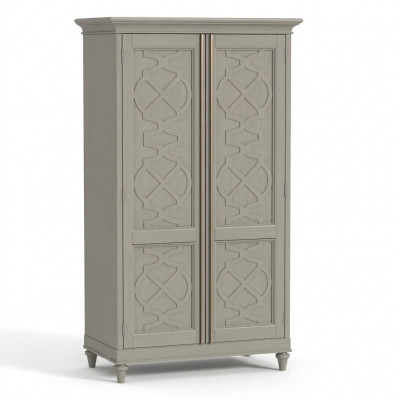 Kleederaschaf Holz Schaf Schief Holz Garde-robe Miwwelen Design