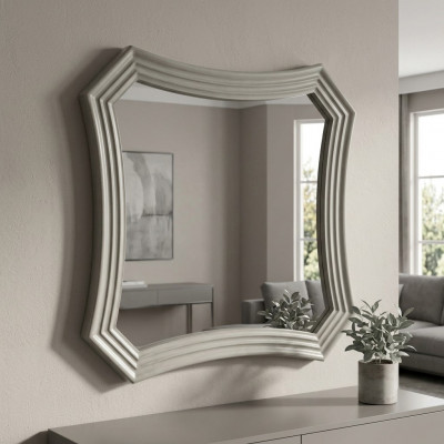 Buedzëmmer-Spigel Buedspigel Spigel 80*80cm Hänke-Spigel Glas