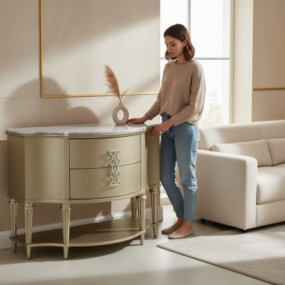 Luxus Kommodë Modern Sideboard Schaf Dekorativ Ariichtung Wunnzëmmer