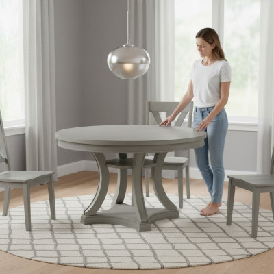 Iessdësch Kichendësch Grënnerzäit Dësch Rondellen Ronde Dësch Design Luxus