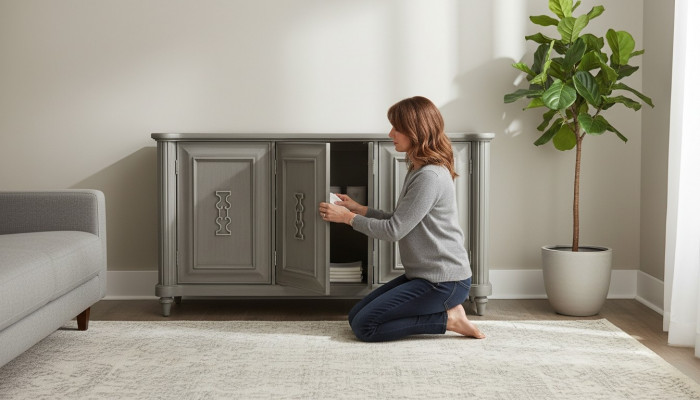 Kommode Buffet Konsole Holz Schaf Garderobe Sideboard Design Miwwelen Gro Neijoer