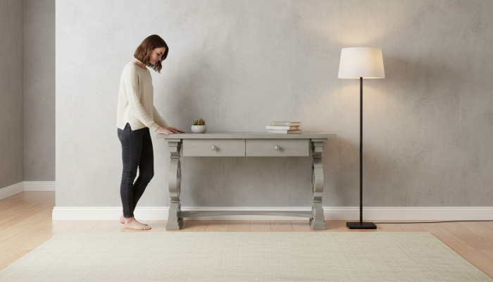 Konsolendësch Design Holz Dësch Konsol Dekor Konsolendëscher Schminkdësch
