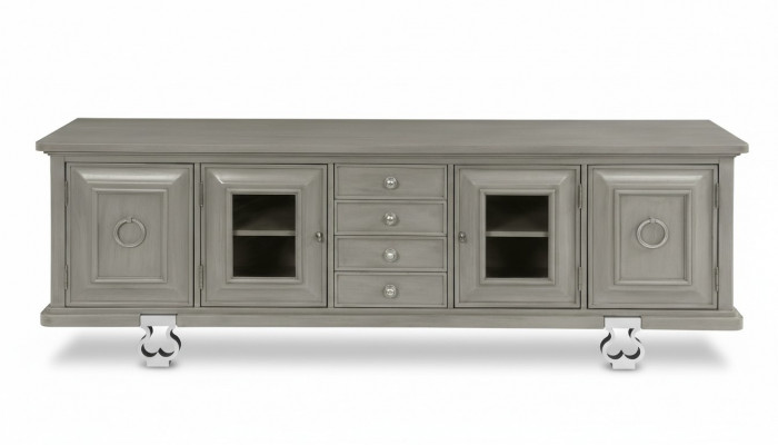 Luxus Sideboard TV Lowboard RTV XXL Schaf Tisch Wunnzëmmer Holz Hotel