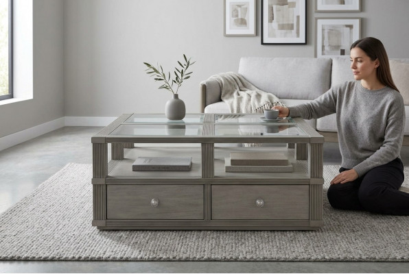 Couchtisch Design Luxus Dëscher Wunnzëmmer Modern Miwwel Niewendëscht