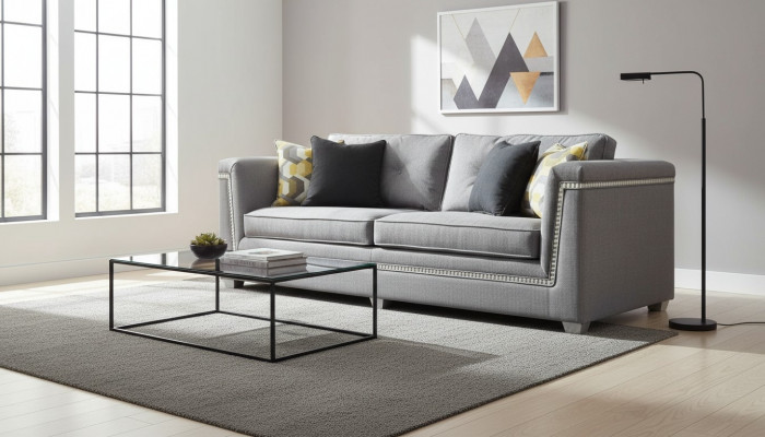 Luxus dräisëtzege Sofa Dubai Miwwelen Sofa Canapé Wunnzëmmer Miwwelen 3 Sëtz.