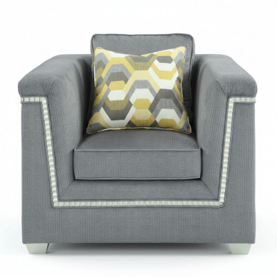 Luxus Design Miwwelen Still Modernen Design Fauteuil Textil Wunnzëmmer