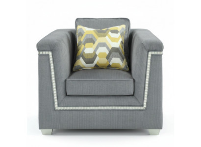 Luxus Design Miwwelen Still Modernen Design Fauteuil Textil Wunnzëmmer