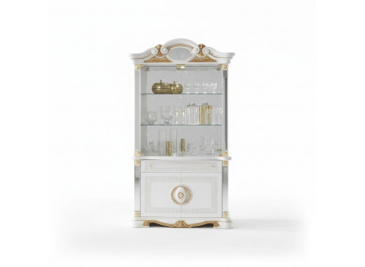 Vitrin Italienesch Luxus Miwwel Vitrine Kommodus Schaf Glas Design Schaf