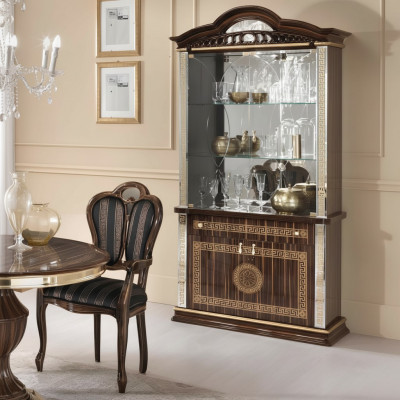 Vitrine Schaf Vitrinen Wunnzëmmer Schau Schief Design Italienesch Miwwelen Neit