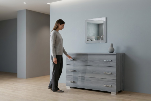 Design Kommode 120*43 Luxus Holz Sideboard Kommod Schranken Schaf Wohnzimmer Schiefcher.