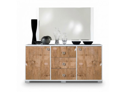 Anrichte Design Kommode 100*50 Luxus Holz Kommoden Schaf Wohnzimmer Schiefen