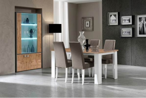 Iessdësch 160*90 cm Kichendësch Luxus Miwwelen Konferenzdësch Holz Dësch Iessdëscher