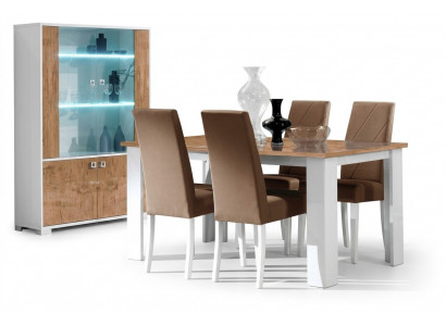 Iessdësch 160*90 cm Kichendësch Luxus Miwwelen Konferenzdësch Holz Dësch Iessdëscher