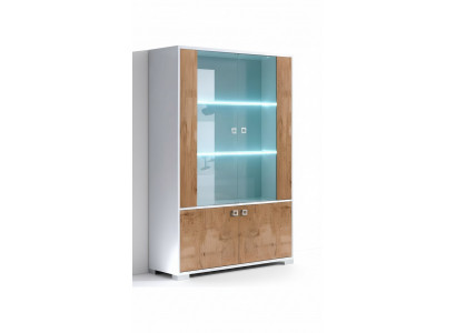 Vitrine XXL Vitrinen Wunnzëmmer 110*50 Schranken Design Italienesch Miwwelen nei
