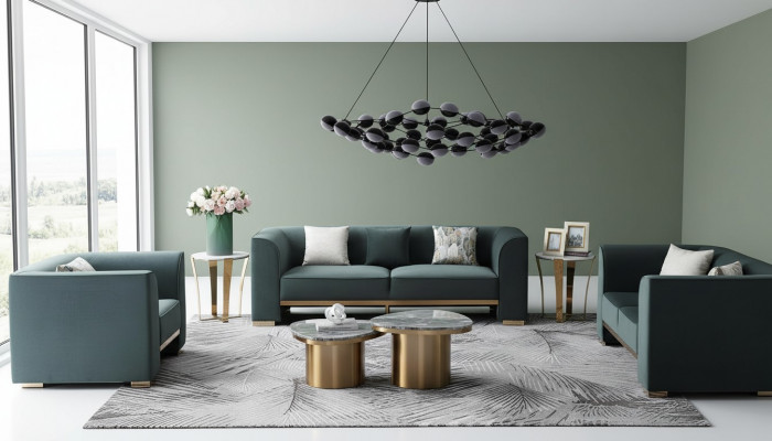 Dräisëtzer grousse XXL Canapé Polsterdesign Sofa Modernen Dräisëtzer Sëtzer Sofa Zëmmer Miwwelen
