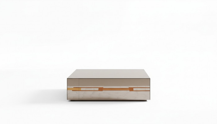 Designer Modern Couchdësch Bäistelltësch Canapé Marmor Dësch Glas Kaffisdësch Nei