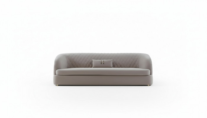 Dreisëtzer Textil Couch Polster Design Sofa 3er Sëtz Sofas Miwwelen Grousst Sofa Nei