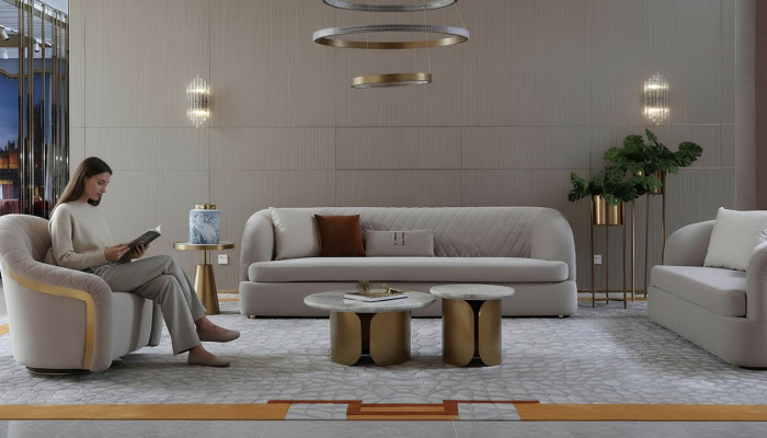 Designer ronnen Dësch, Wunnzëmmertësch, Kaffisdësch, Sofa Dësch, Nidderdësch, Marmor