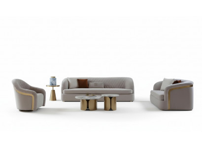 Designer ronnen Dësch, Wunnzëmmertësch, Kaffisdësch, Sofa Dësch, Nidderdësch, Marmor