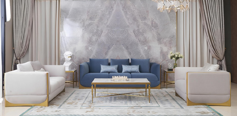 Design Sofa Couchen Couch Modern Luxus Sofagarnitur 321 Sëtzer Set Neit Polster
