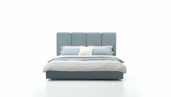 Designer Bett Blo 180x200 Schlofzëmmer Better Textil Hotel Luxus Polster Sëtz