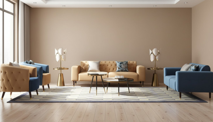 Design Miwwelen Wunnzëmmer Canapé Sofagarnitur Canapéën Sofa Garnituren 3+2+1+1 4tlg.
