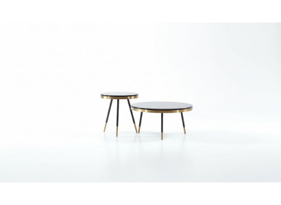 Couchtisch Luxus Wunnzëmmer Dësch Couchtisch Design Dëscher Stil Miwwelen Nei 2tlg