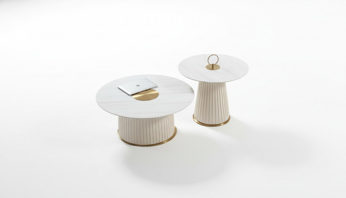 Kaffisdësch Design Dëscher Stil Miwwelen Luxus Wunnzëmmer Dësch Bäistelltësch Neien