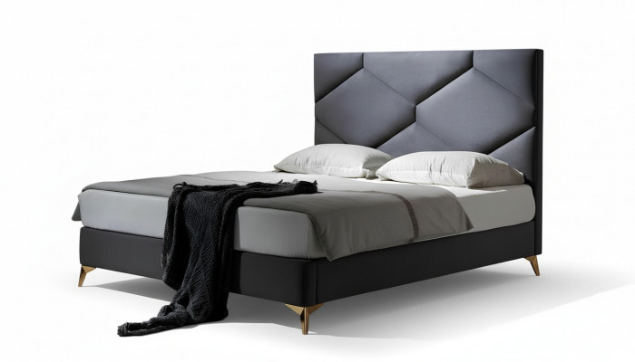 Bett 180x200cm Textil Schlofzëmmer Miwwelen Luxus Modern Better Hotel Miwwelen Nei