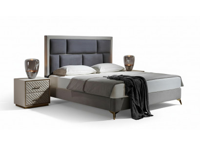 Schlofkummer 3 tlg. Set Bett 2x Nuetsschaf Konsol Better Duebel Polster Hotel
