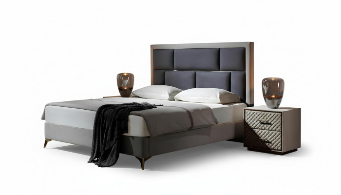 Better Miwwel Schlof Hotel Duebel Luxus Schlofkummer Bett Design Polster Samt Nei