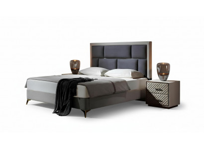Better Miwwel Schlof Hotel Duebel Luxus Schlofkummer Bett Design Polster Samt Nei