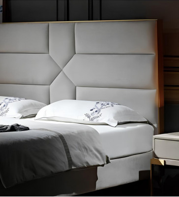 Duebelbett Schlofkummer Hotel Koppel Luxus Bett 2x Nuetsdësch 3tlg. Neie Better Set