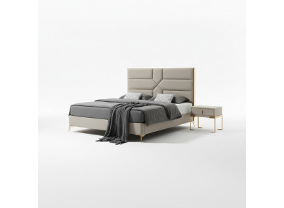 Duebelbett Bett Eedbett Design Luxus Samett Polsterbett Designbett Textil Better