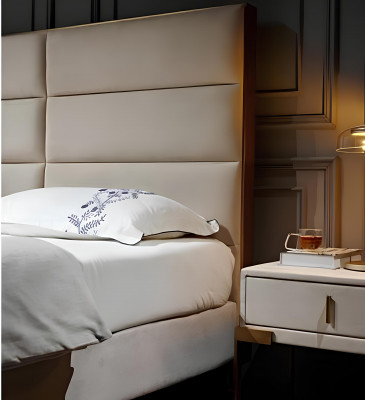 Bett Ehebett Design Luxus Luxur Polsterbett Designbett Textil Better Duebelbett