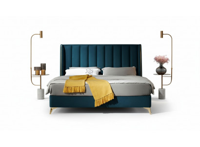 Schlofzëmmer Set Design Modern Luxus Schlofzëmmer Bett 2x Nuetsdësch 3tlg. Nei