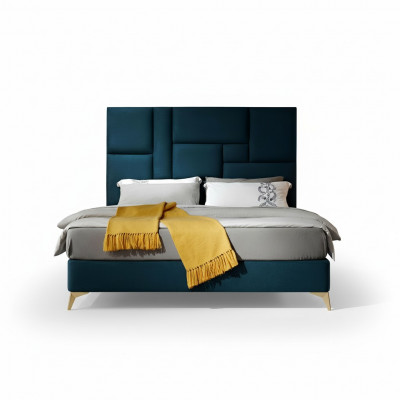 Bett 2x Nuetsdësch 3 Deeler Schlofzëmmer Set Design Grupp Garnitur