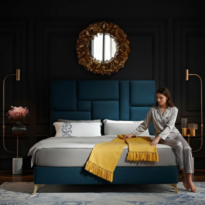Designbett 180x200cm Duebelbett Bett Bestietbett Design Luxus Luxus Polsterbett Nei