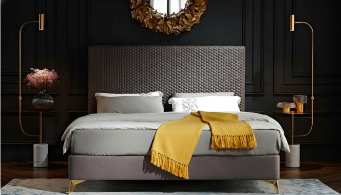 Design Luxus Luxuriéist Polsterbett Designbett Liederbetter Ehebett Duebelbett Bett