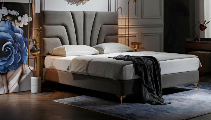 Hotel Bestiet Luxus Bett Duebelbett Schlofzëmmer Design Miwwelen Holz Luxus Better Neit