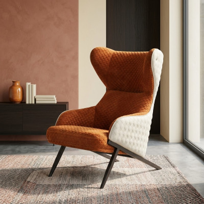 Luxus Design Miwwelen Still Modernen Design Fauteuil Deko Textil Wunnzëmmer