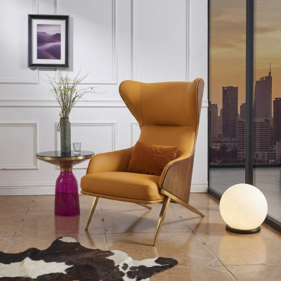 Luxus Sesselen 74*90cm Miwwelen Wunnzëmmer Eenzelsëtz Sofa Canapé Lounge