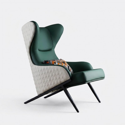 Wunnzëmmer Einsitzer Sofa Couch Lounge Club Hotel Luxus Modernen