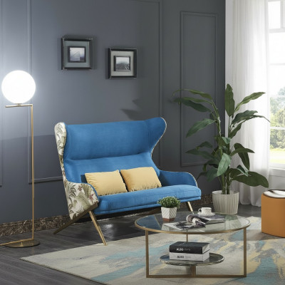 Canapé 2 Sëtzer Design Canapéë Polster Canapéë Relax Textil Modern Zweisëtzer Nei