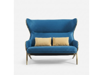 Canapé 2 Sëtzer Design Canapéë Polster Canapéë Relax Textil Modern Zweisëtzer Nei