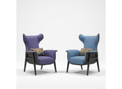 Sesselen Textil Wunnzëmmer Lounge Luxus Design Miwwel Still Modern